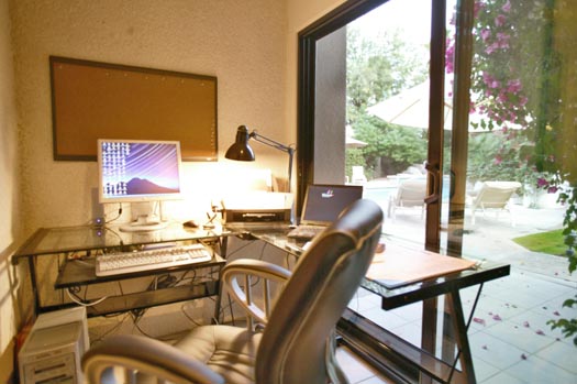 computer station